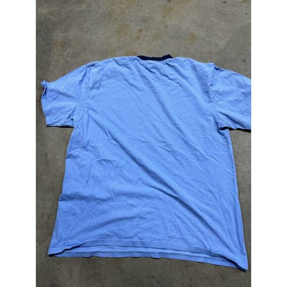 Vintage 80s Nike Team Ringer Blue Old Yankee mens Size XL - Picture 5 of 5